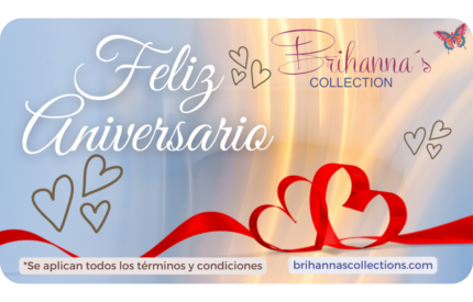 Tarjeta de Regalo de Feliz Aniversario- Bihanna´s